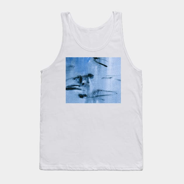 Abstract Oil Painting Classic Blue 12c23 Tank Top by Go Abstract Art